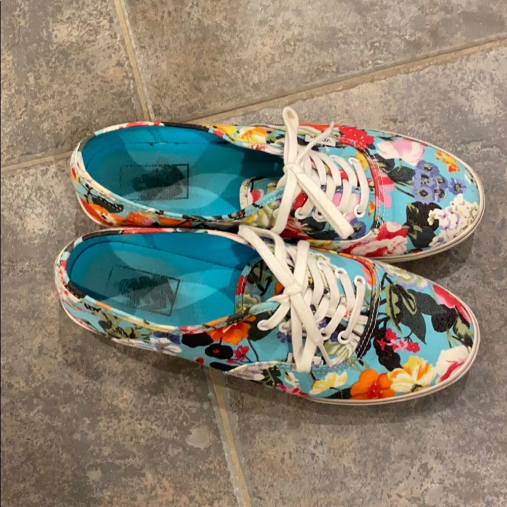 Floral Vans Sneakers